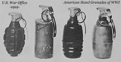 American WWI Grenades