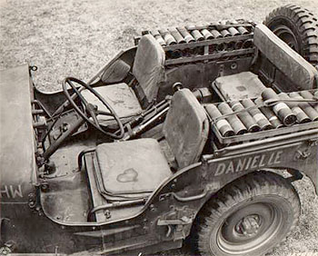 U.S. Jeep and 60mm Mortar